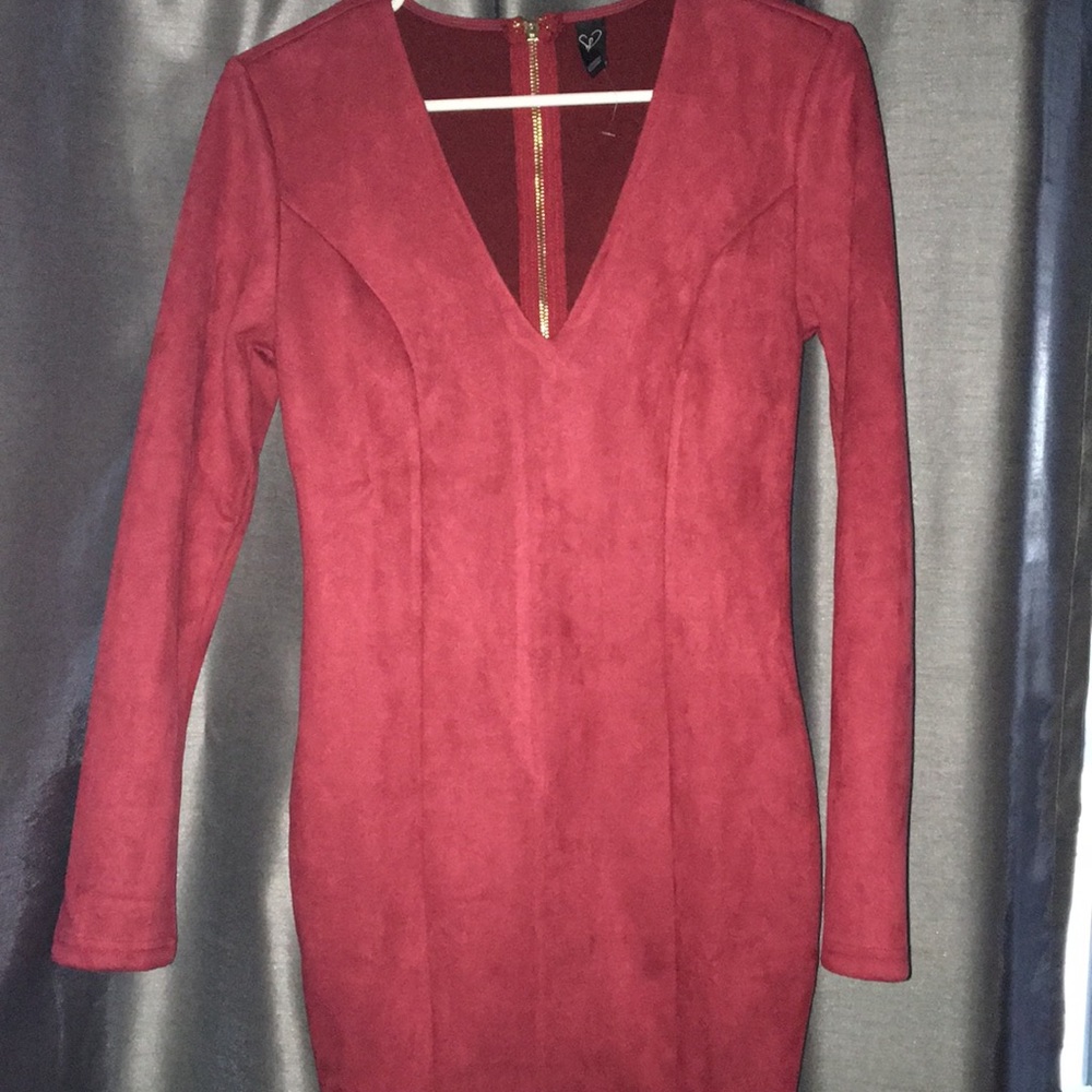 Red homecoming formal dress